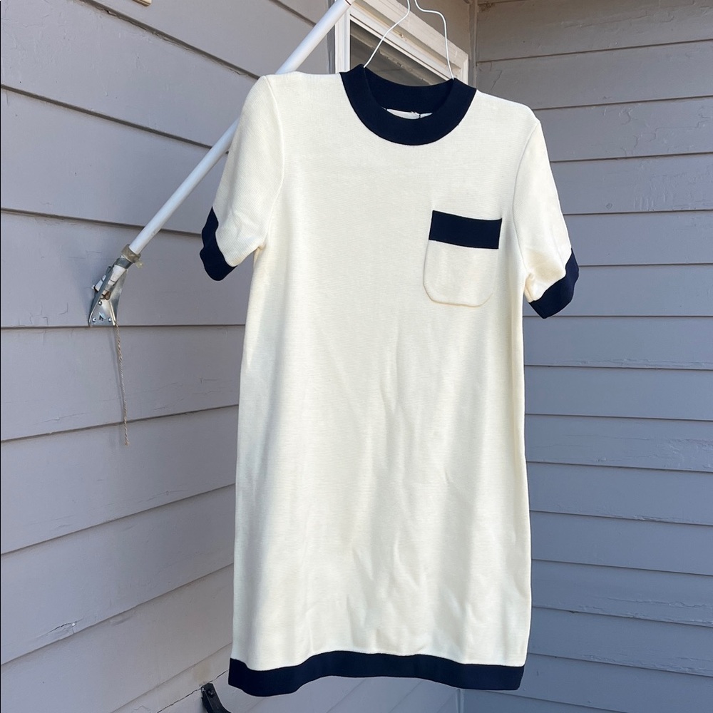 Tuckernuck Cream and Black Dress